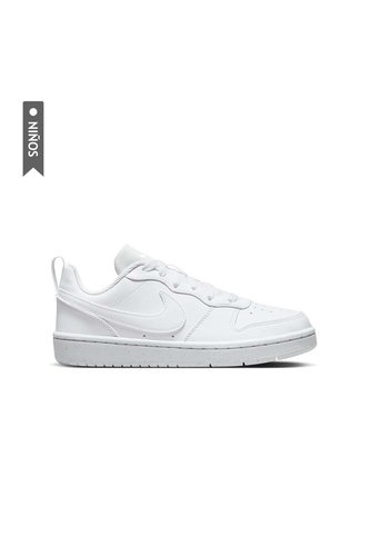 Tenis Nike Court Borough Low Recraft Niños-Blanco Nike