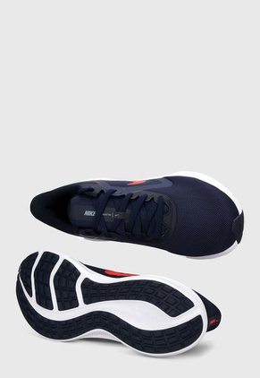 Tenis Running Azul-Blanco-Naranja Nike Downshifter 10