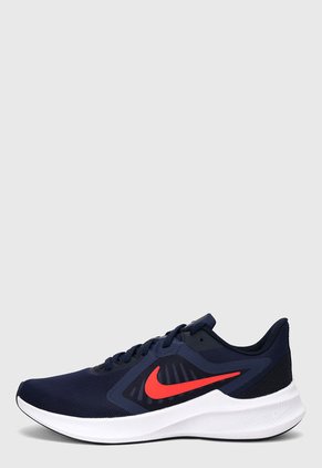 Tenis Running Azul-Blanco-Naranja Nike Downshifter 10
