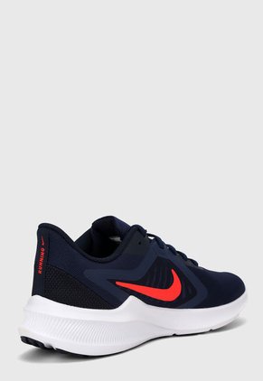 Tenis Running Azul-Blanco-Naranja Nike Downshifter 10