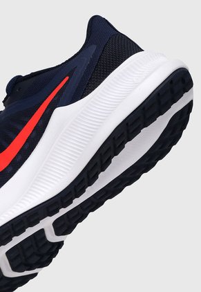 Tenis Running Azul-Blanco-Naranja Nike Downshifter 10