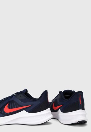 Tenis Running Azul-Blanco-Naranja Nike Downshifter 10
