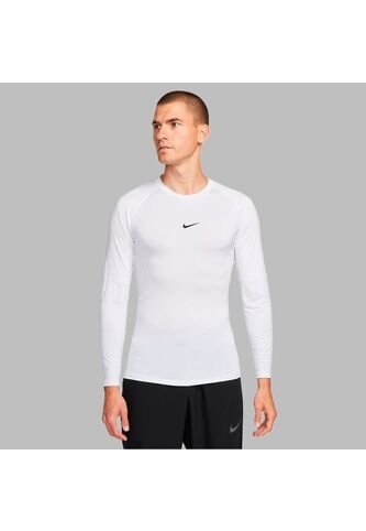Camiseta Nike Hombre M Np Dri-Fit Tight Top Ls - Blanco Nike
