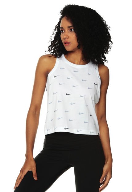 Blanco-Gris Nike Tanck Swoosh