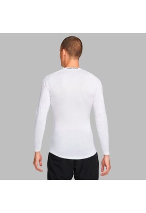 Camiseta Nike Hombre M Np Dri-Fit Tight Top Ls - Blanco
