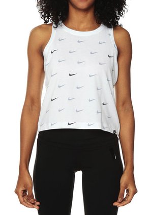 Blanco-Gris Nike Tanck Swoosh