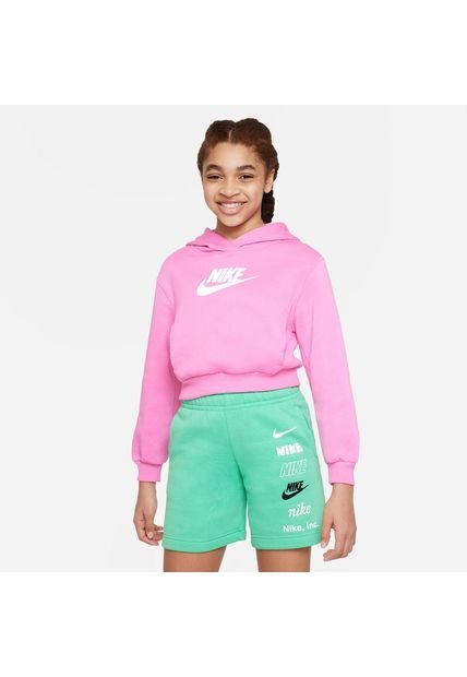 Hoodie Niños Nike Sportswear Club Fleece Rosa