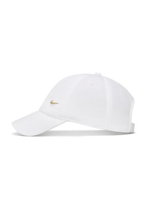 Gorra Nike Dri Fit Club Metal Swoosh Hombre-Blanco