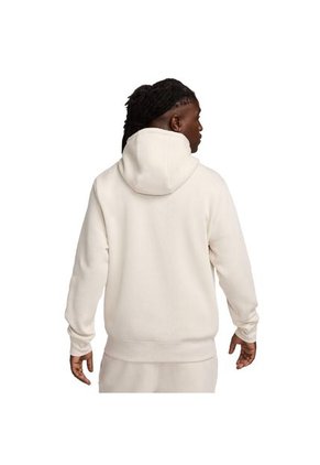 Hoodie Nike Club Brushed Back Chenille Futura-Blanco