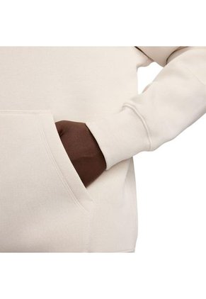 Hoodie Nike Club Brushed Back Chenille Futura-Blanco