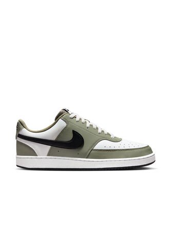 Tenis Nike Court Vision Low Hombre-Blanco/Verde Nike