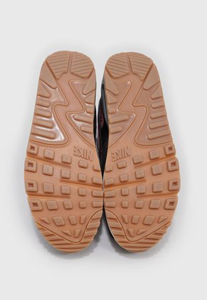 Tenis Lifestyle Gris-Blanco-Negro-Rojo Nike Air Max 90