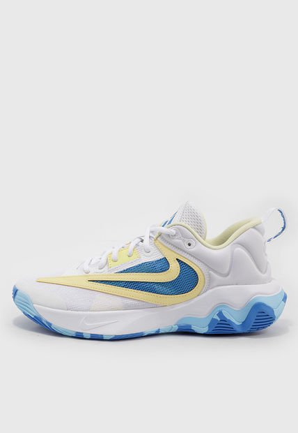 Tenis Basketball Blanco-Naranja Pastel-Azul Nike Giannis Immortality 3