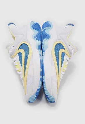 Tenis Basketball Blanco-Naranja Pastel-Azul Nike Giannis Immortality 3