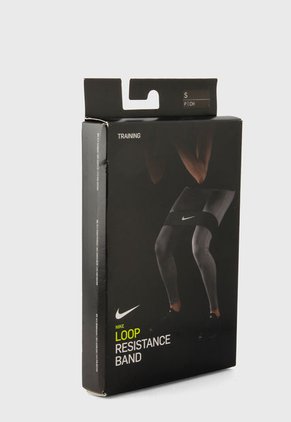 Banda de Resistencia Negro-Blanco Nike Loop