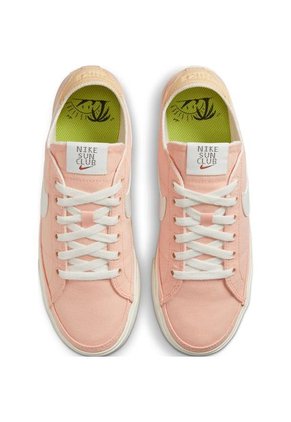 Tenis Mujer Nike Court Legacy Cnvs Rosa Claro