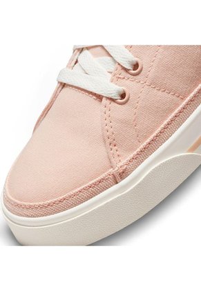 Tenis Mujer Nike Court Legacy Cnvs Rosa Claro