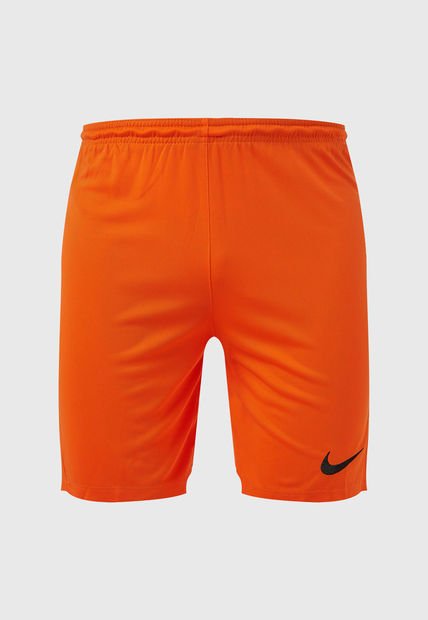 Pantaloneta Naranja-Negro Nike Park III