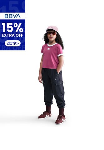 Camiseta Unisex Niño Lifestyle Nike Sportswear Morado Nike