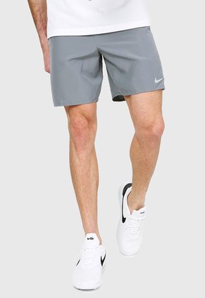 Pantaloneta Gris Nike Dri FIT Run