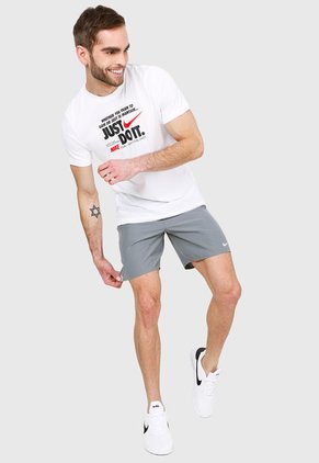 Pantaloneta Gris Nike Dri FIT Run