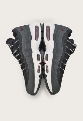 Tenis Lifestyle Negro-Gris-Marfil-Vinotinto Nike Air Max 95