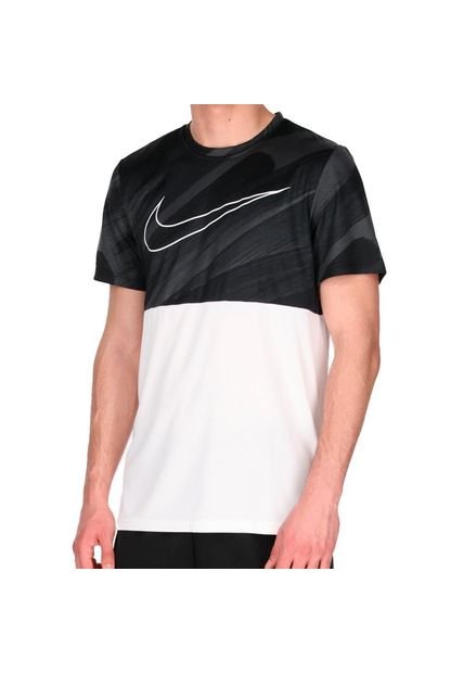 Camiseta Nike Pro Dri-fit Superset Sport Choque-Blanco/Negro