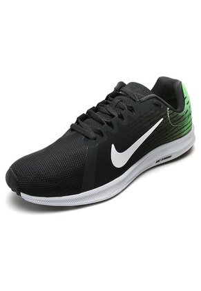 Tenis Running Negro-Azul-Blanco Nike Downshifter 8