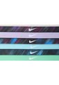 Set Bandas X6 Morado-Verde-Negro Nike Printed Assrtd 6pk de Nike