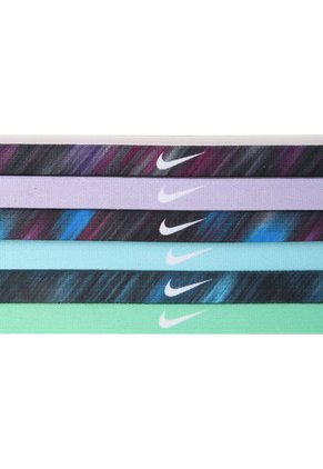 Set Bandas X6 Morado-Verde-Negro Nike Printed Assrtd 6pk