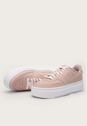 Tenis Lifestyle Palo Rosa-Blanco Nike Court Vision Alta