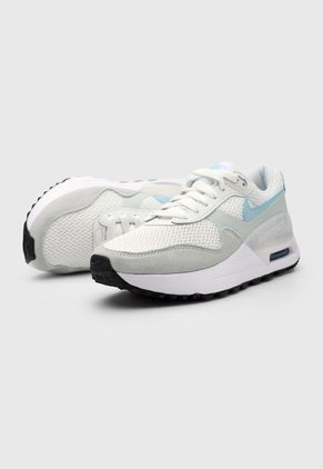 Tenis Lifestyle Blanco-Gris-Celeste Nike Air Max System
