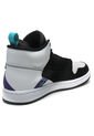 Tenis Basketball Negro-Blanco-Morado Nike Jordan Fadeaway de Nike