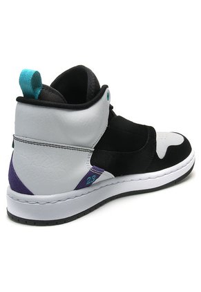 Tenis Basketball Negro-Blanco-Morado Nike Jordan Fadeaway