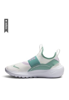 Tenis Nike Flex Runner 4 Gs Niño-Beige/Verde