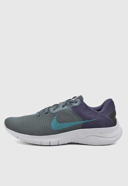 Tenis Running Verde Oscuro-Azul Nike Flex Experience Run 11