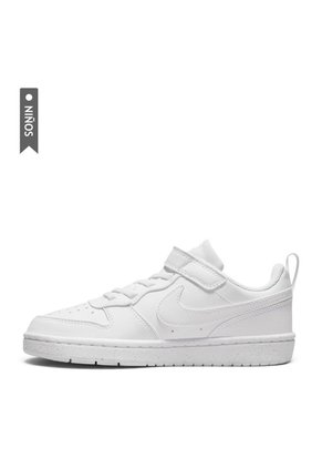 Tenis Nike Court Borough Low Recraft Bpv Niño-Blanco