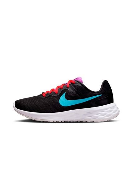 Tenis Nike Revolution 6 Mujer-Negro