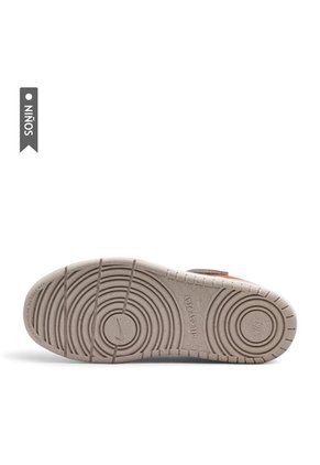 Tenis Nike Court Borough Low Ess Bpv Niño-Blanco/Naranja