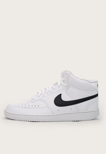 Tenis Lifestyle Blanco Negro Nike Court Vision Mid Nn Compra Ahora