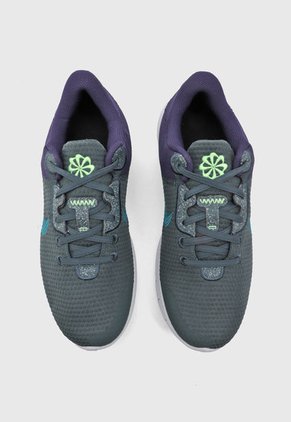 Tenis Running Verde Oscuro-Azul Nike Flex Experience Run 11