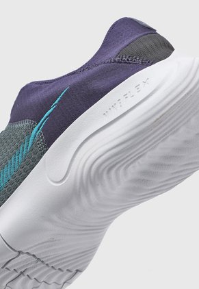 Tenis Running Verde Oscuro-Azul Nike Flex Experience Run 11