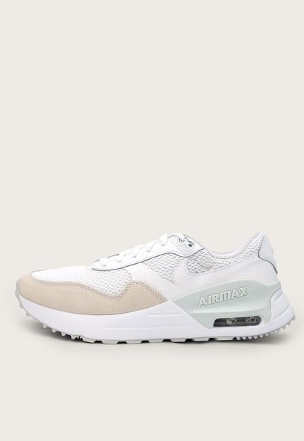 Tenis Lifestyle Blanco-Beige-Gris Nike Air Max Systm