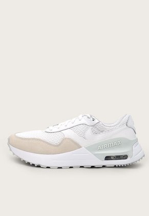 Tenis Lifestyle Blanco-Beige-Gris Nike Air Max Systm