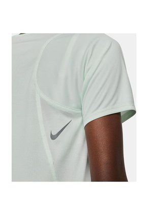Camiseta Deportiva Mujer Nike Dry-Fit Race Top - Verde Claro