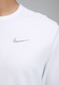Camiseta Manga Larga NIKE Miler Blanco de Nike