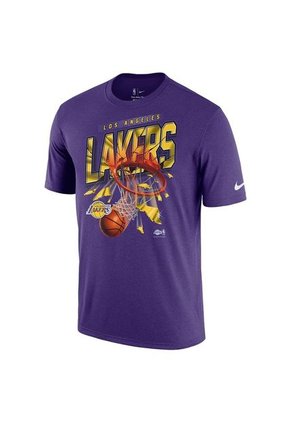 Camiseta Nike Los Angeles Lakers Courtside Nba-Violeta