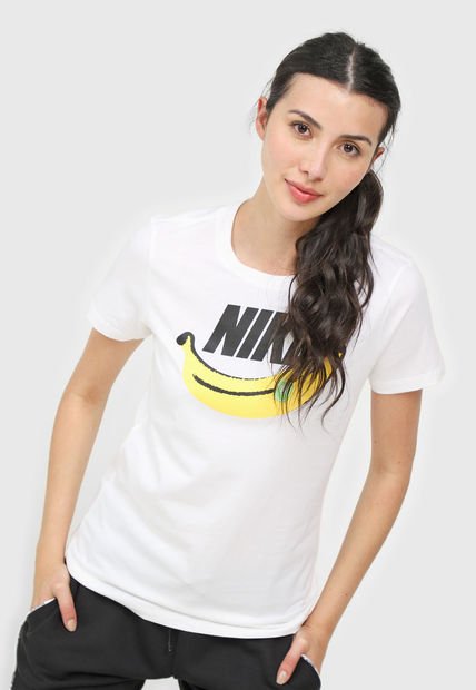 Camiseta Blanco-Amarillo-Negro Nike Sportswear Printed - Compra Ahora |  Dafiti Colombia