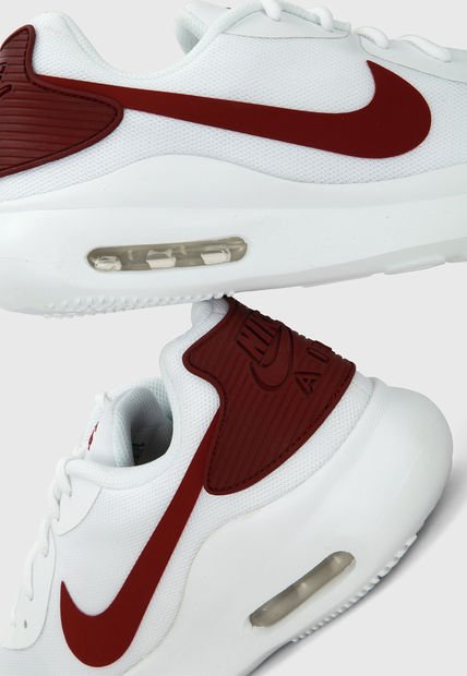 Tenis Lifestyle Blanco Vinotinto Nike Air Max Oketo