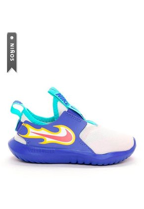Tenis Nike Flex Runner Fire Para Infantes-Blanco